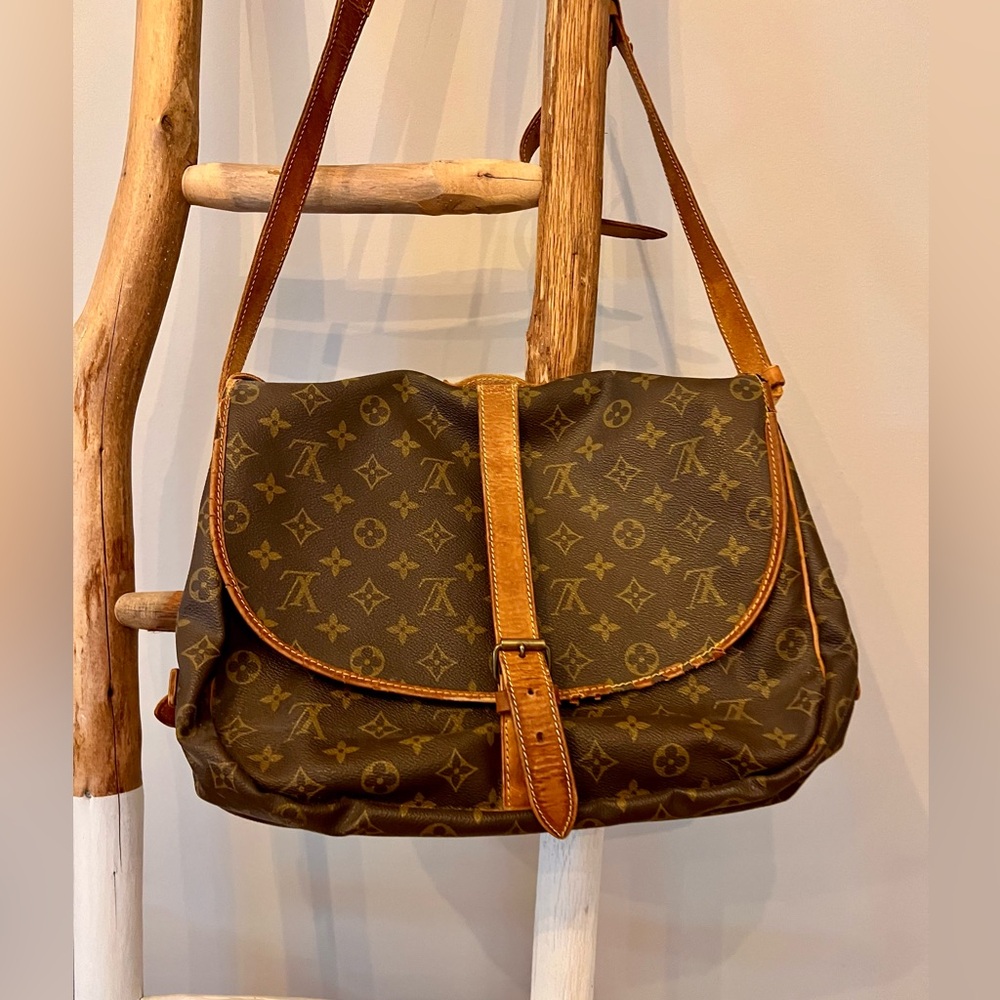 Louis Vuitton Brown Monogram Crossbody Bag